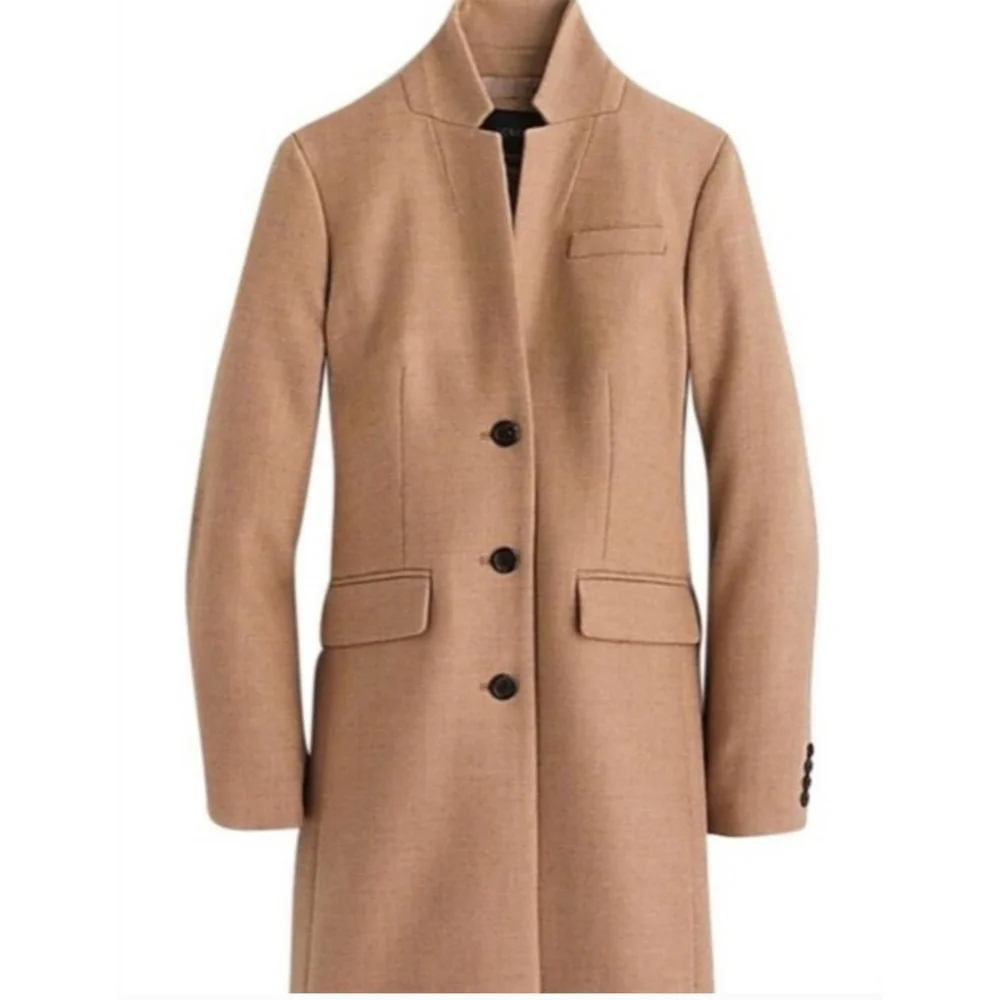 J. Crew Regent Coat in Heather Acorn